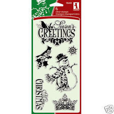 Sellos de Polímero Navidad / Ornate Christmas 98400 Descontinuado Inkadinkado
