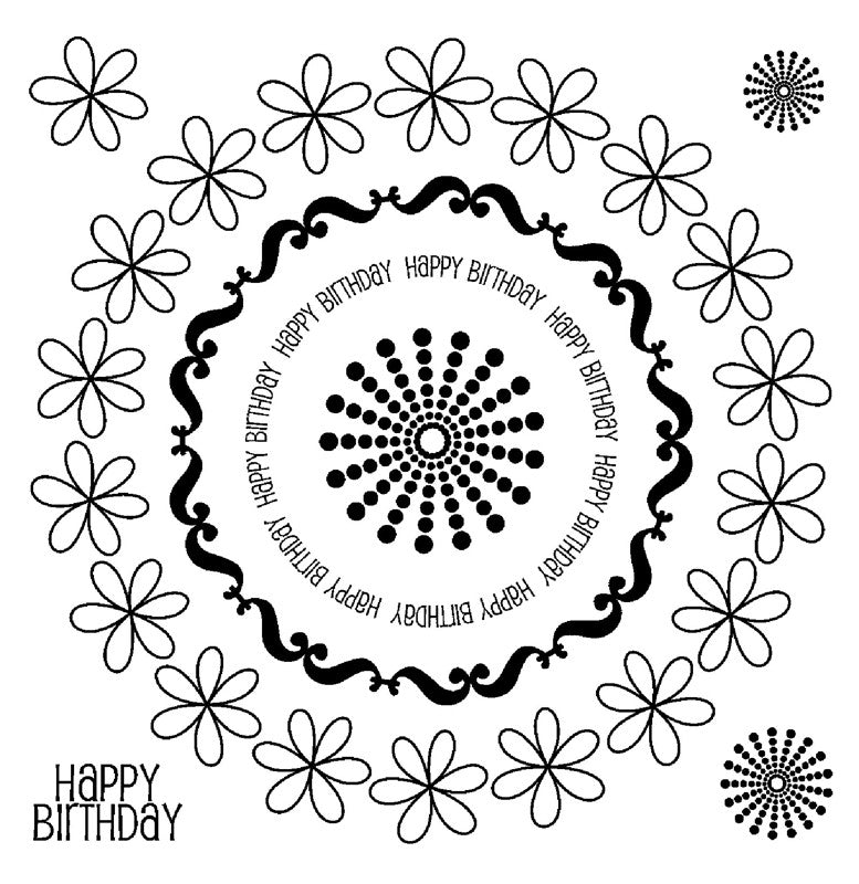 Circles Tags Dies &amp; Stamps / Set de Suajes y Sellos de Polímero de Etiquetas Circulares Descontinuado Sizzix