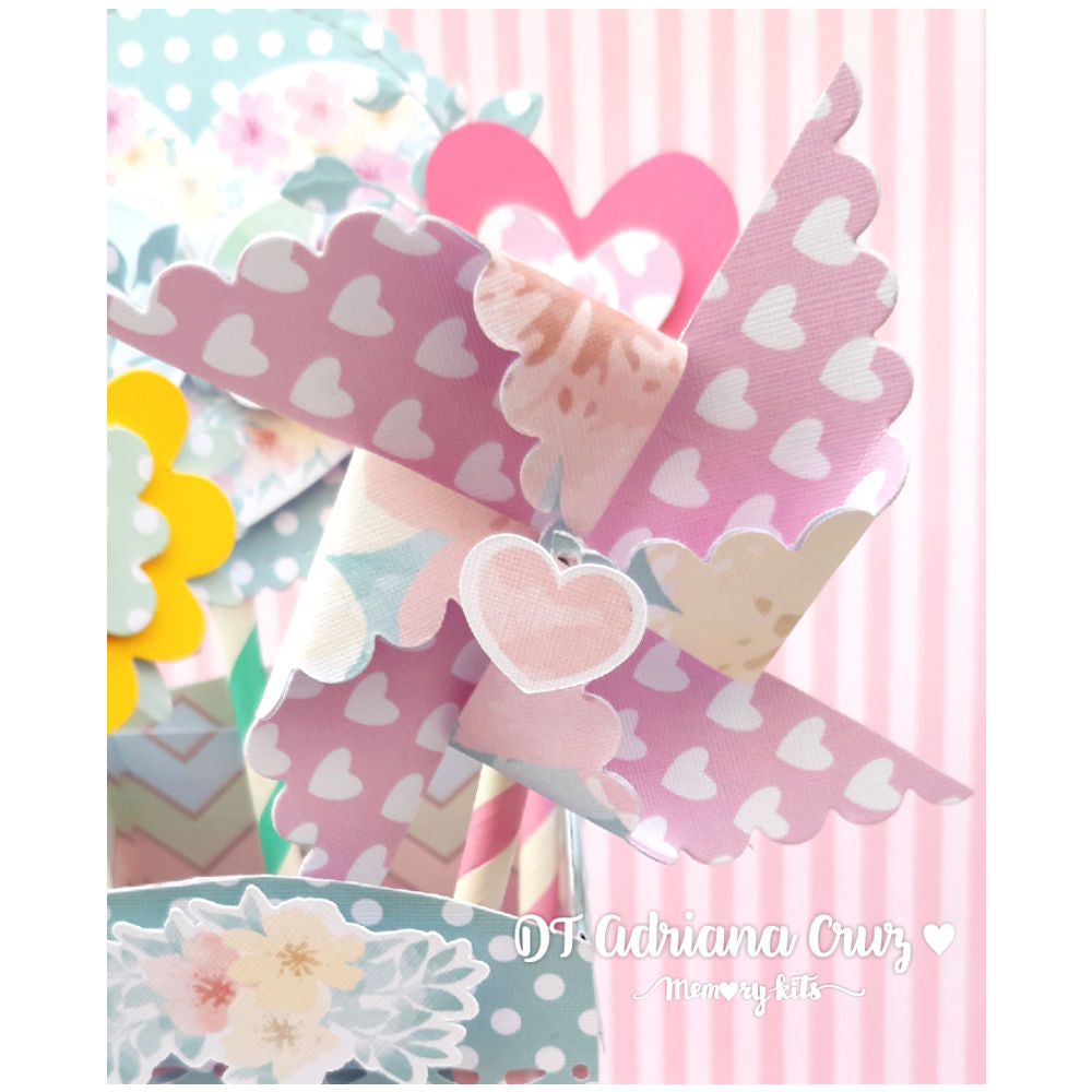 Kit de Papel Cartulina Dulces Recuerdos Descontinuado Memory Kits