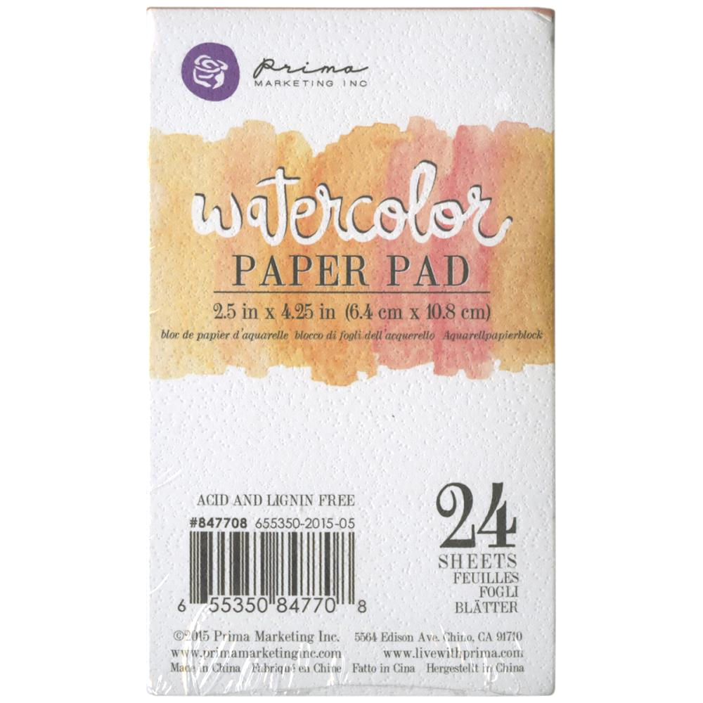 Watercolor Pad / Block de Papel para Acuarela 10.7cm Descontinuado Prima Marketing