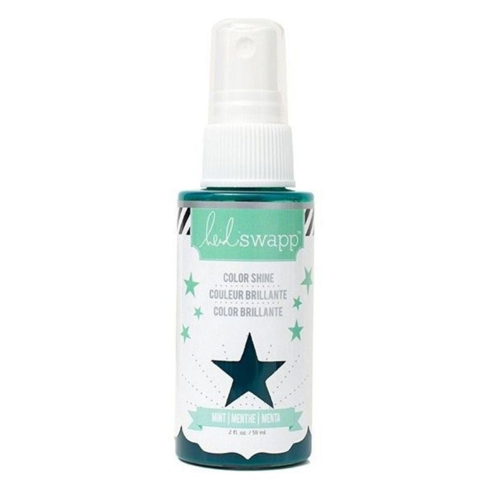 Color Shine Spritz Mint  / Tinta en Spray Color Menta Pintura y Medios Mixtos Heidi Swapp