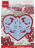 Suaje de corte de corazón con pájaros / Creatables Winter Bird Descontinuado Marianne design