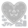 Thinlits Lace Heart Die / Suaje de Corazones de Encajes