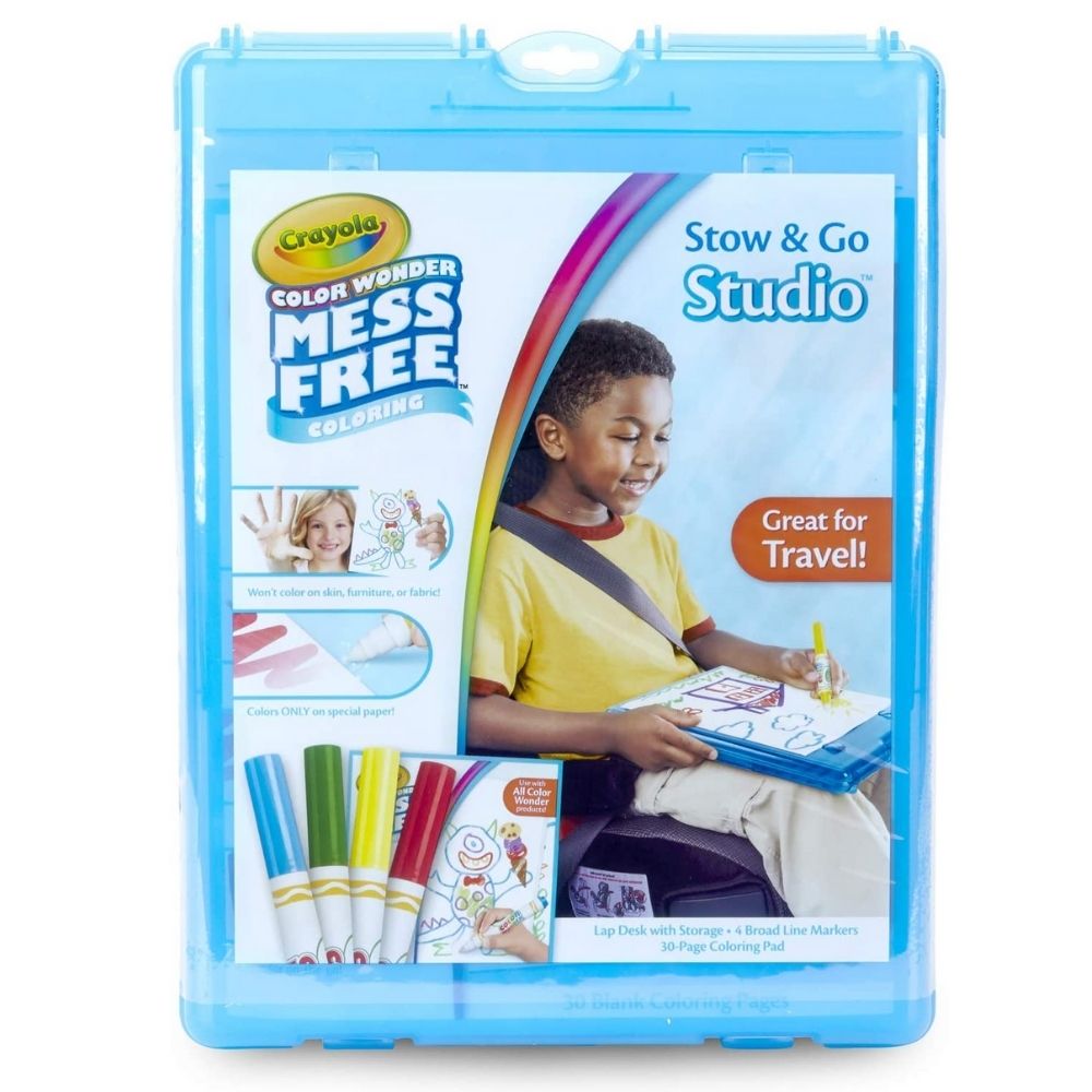Stow &amp; Go Studio / Estuche para Viaje Color Wonder Descontinuado Crayola