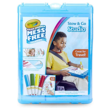 Stow &amp; Go Studio / Estuche para Viaje Color Wonder Descontinuado Crayola