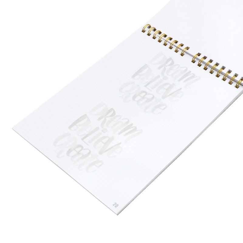 Watercolor Brush Lettering Workbook Words / Cuaderno de Práctica de Palabras Caligrafía con Acuarelas Caligrafía Kelly Creates