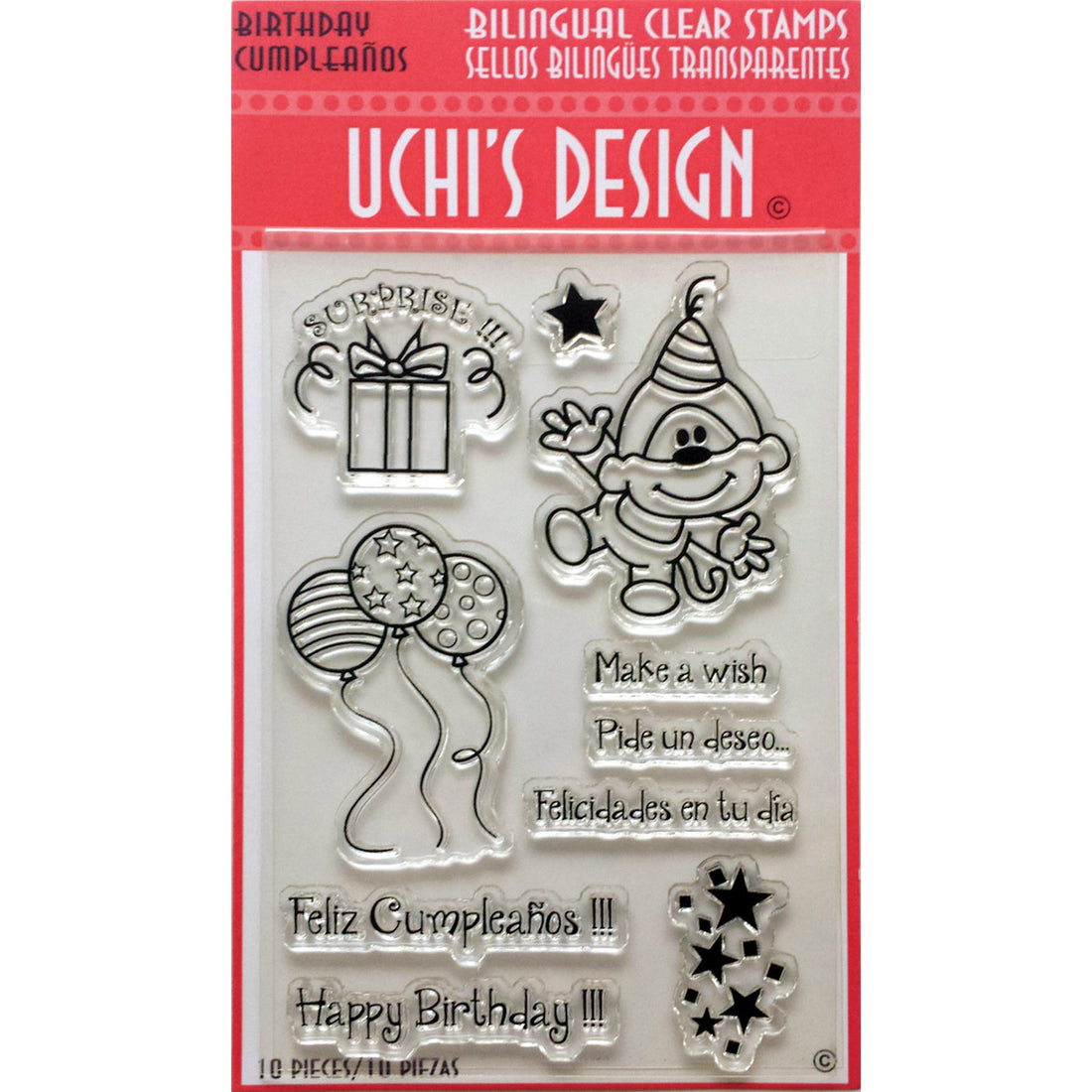 Sellos de Polímero Cumpleaños / Birthday Descontinuado Uchis Desing