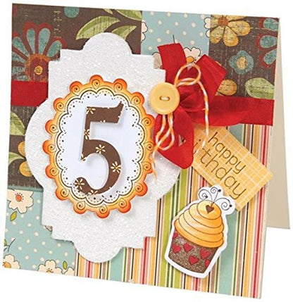 Set de Suajes y Sellos Cling de Cumpleaños / Happy Birthday Descontinuado Sizzix