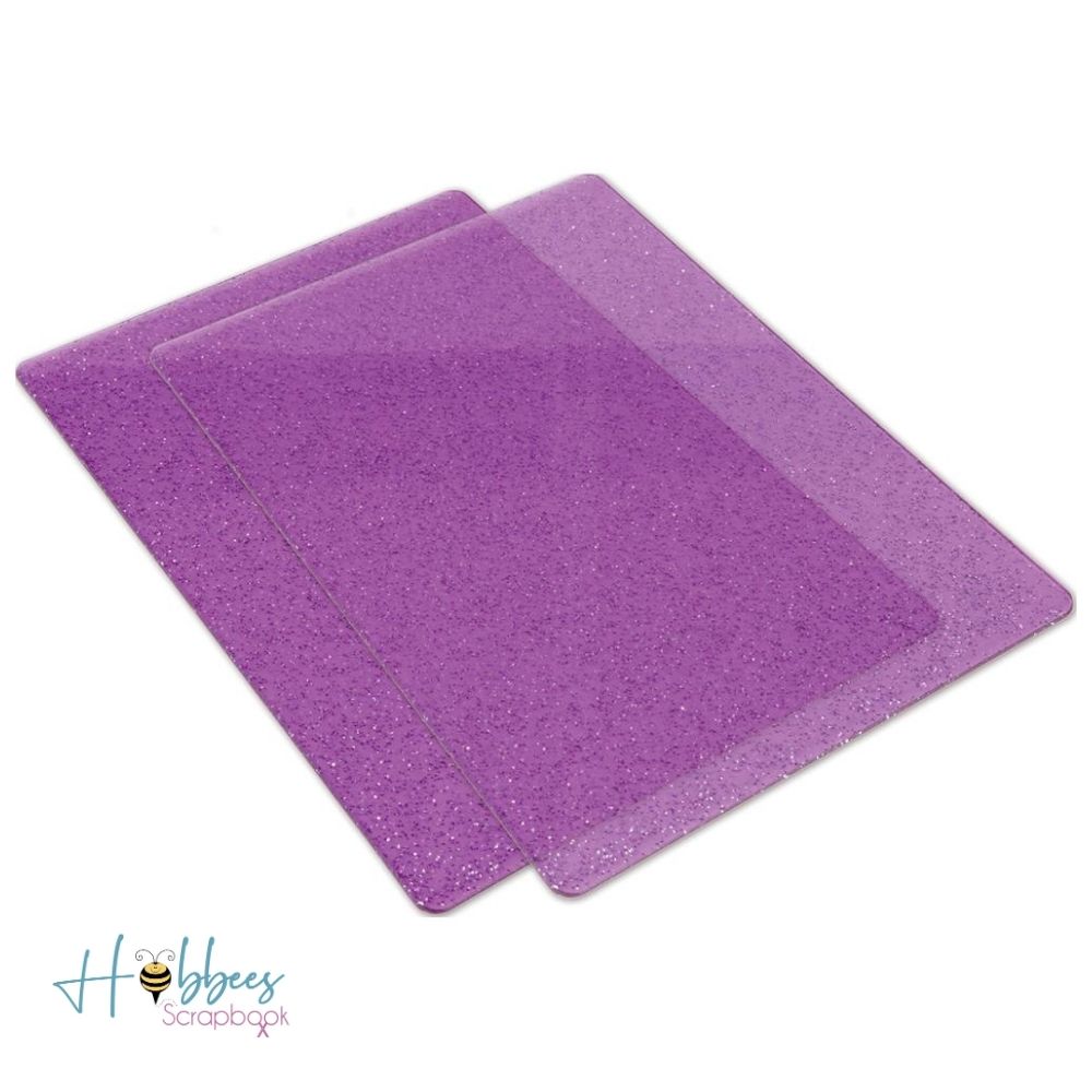 Big Shot Cutting Pads Purple W/Silver Glitter / Placas para Corte Acrílicas Descontinuado Sizzix