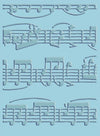 Allegro Embossing Folder / Folder de Grabado Música