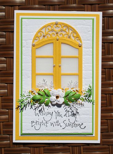 Window Two Die / Suaje y Realce Doble Ventana Descontinuado Spellbinders