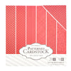 Red Patterned Cardstock / Cartulina Decorada Rojos 60 Hojas