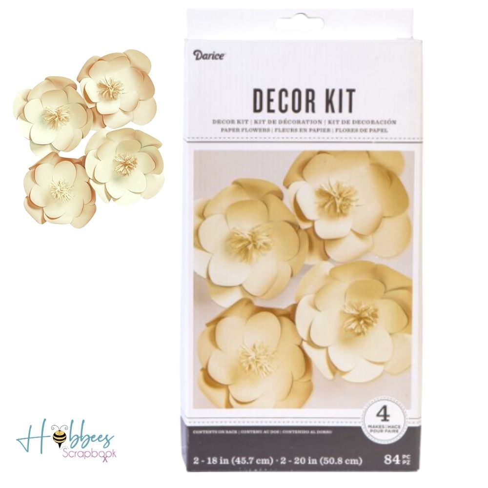 Paper Flowers Decor Kit / Kit Flores de Papel