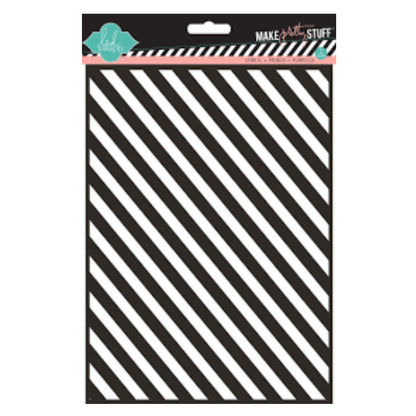 Diagonal Lines Stencil / Plantilla De Lineas Diagonales Descontinuado Heidi Swapp