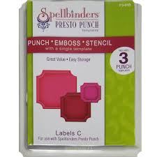 Labels C Dies / Suajes de Etiquetas Chicas Descontinuado Spellbinders