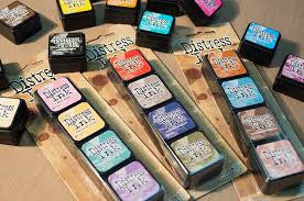Distress Mini Pad Kit #6 / Set de 4 Mini Cojines de tinta para sellos