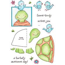 Turtle Stamps / Sellos de Polímero Tortuga Descontinuado Honey Pop