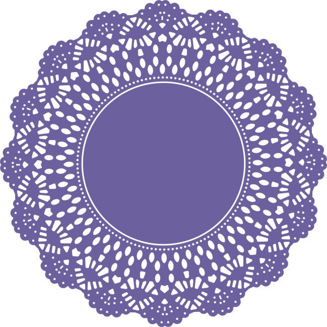 Suaje de Corte de Círculo con Encaje / English Tea Party Doily Die Descontinuado Cheery Lynn Designs