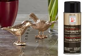 Premium Metals Spray Paint Champagne Gold / Pintura en Spray Oro Claro Descontinuado Design Master