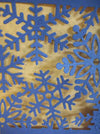 Snowflake Design Background / Suaje Fondo de Copos de Nieve