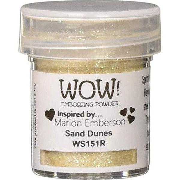 Sand Dunes Embossing Powder / Polvo de Embossing Dunas de Arena Descontinuado Wow!