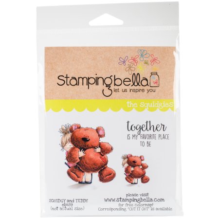 Squidgy &amp; Teddy Stamps / Sellos de Polímero de Muñeca y Osito Descontinuado Stamping Bella
