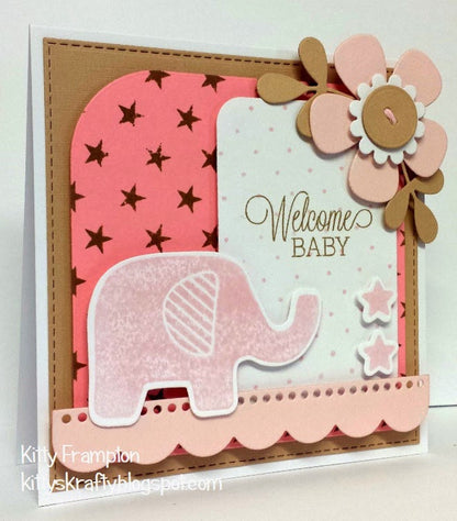 Beautiful Baby Dies / Suaje de Corte de Elefante Descontinuado Die Namics