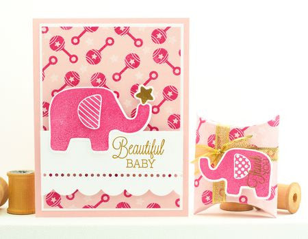 Beautiful Baby Stamps / Sellos de Polímero de Elefante Descontinuado My Favorite Things