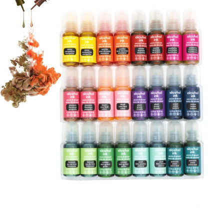 Alcohol Inks 24 Value Pack / Paquete 24 Tintas Alcohol Tintas al Alcohol American Crafts