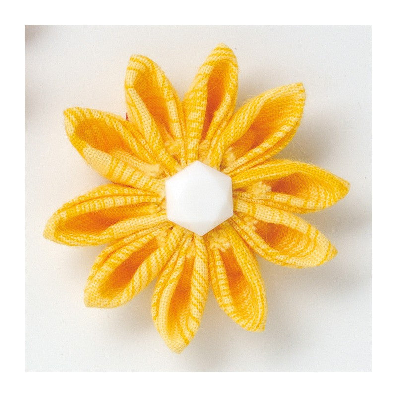 Plantilla para hacer flores de tela / Kanzashi Gathered petal extra small Descontinuado Clover