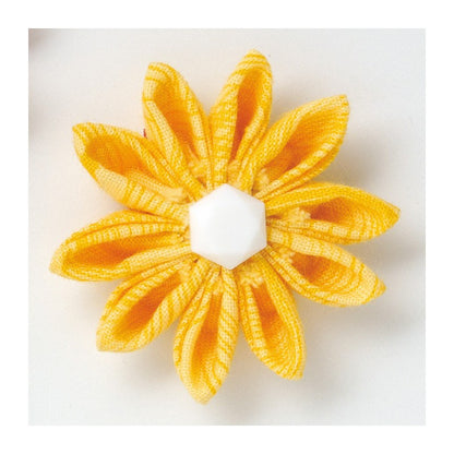 Plantilla para hacer flores de tela / Kanzashi Gathered petal extra small Descontinuado Clover