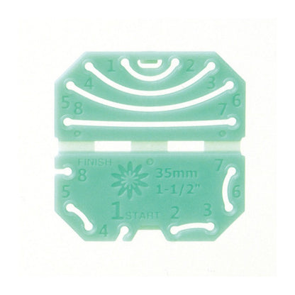 Plantilla para hacer flores de tela / Kanzashi Gathered petal extra small Descontinuado Clover