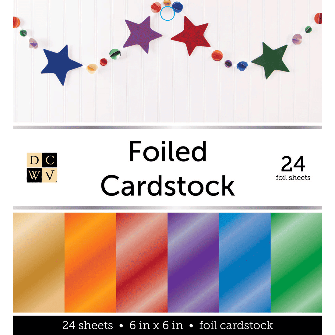 Foiled Cardstock Stack / Block de Cartulina Metalizada Descontinuado DCWV