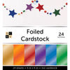 Foiled Cardstock Stack / Block de Cartulina Metalizada