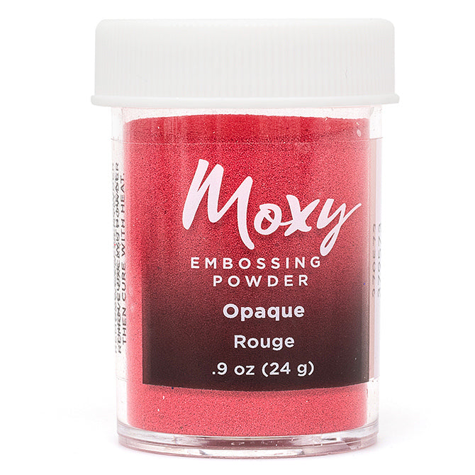 Moxy Red Embossing Powder / Polvo de Embossing Rojo Polvos de Embossing American Crafts