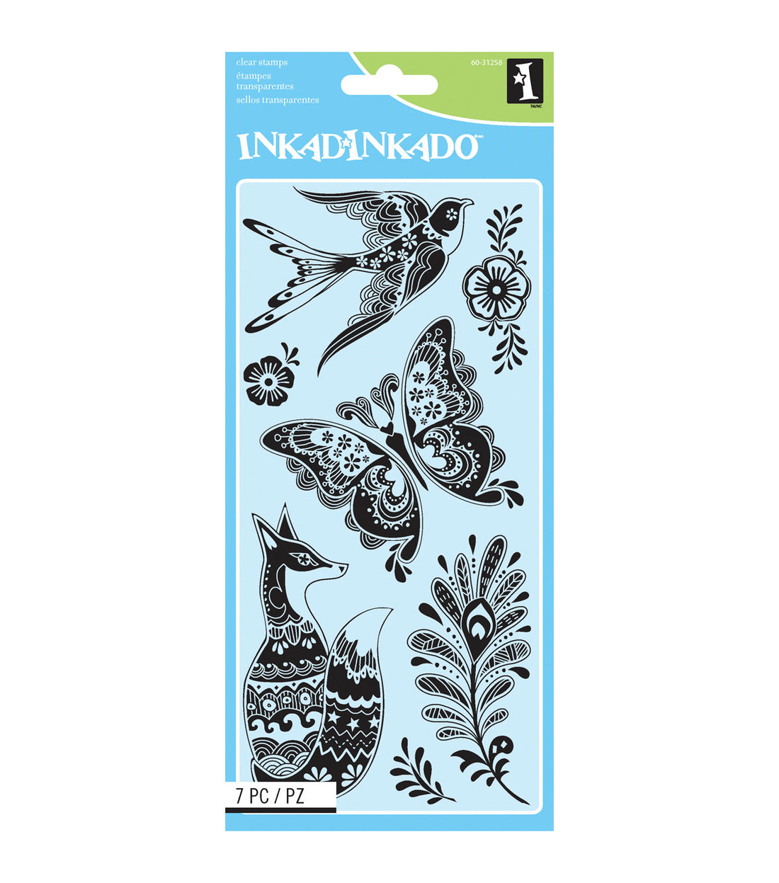 Sellos de Polímero de Fauna / Fancy Fauna 60-31258 Descontinuado Inkadinkado