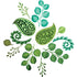 Framelits Die & Stamp Set Eucalyptus & Flourish / Suaje y Sello de Eucalipto y Flores Descontinuado Sizzix