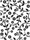 Embossing Flower and Vines Pattern  / Folder de Grabado Flores y Hojas
