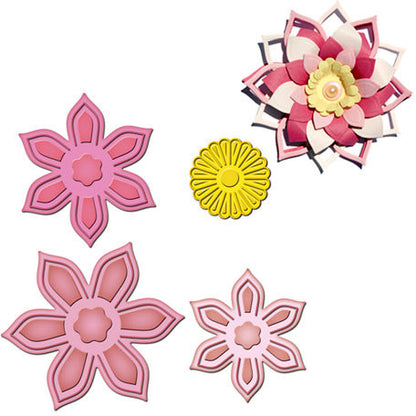Suaje de Corte de Flor Anemonas  / Anemone Flower Topper Descontinuado Spellbinders