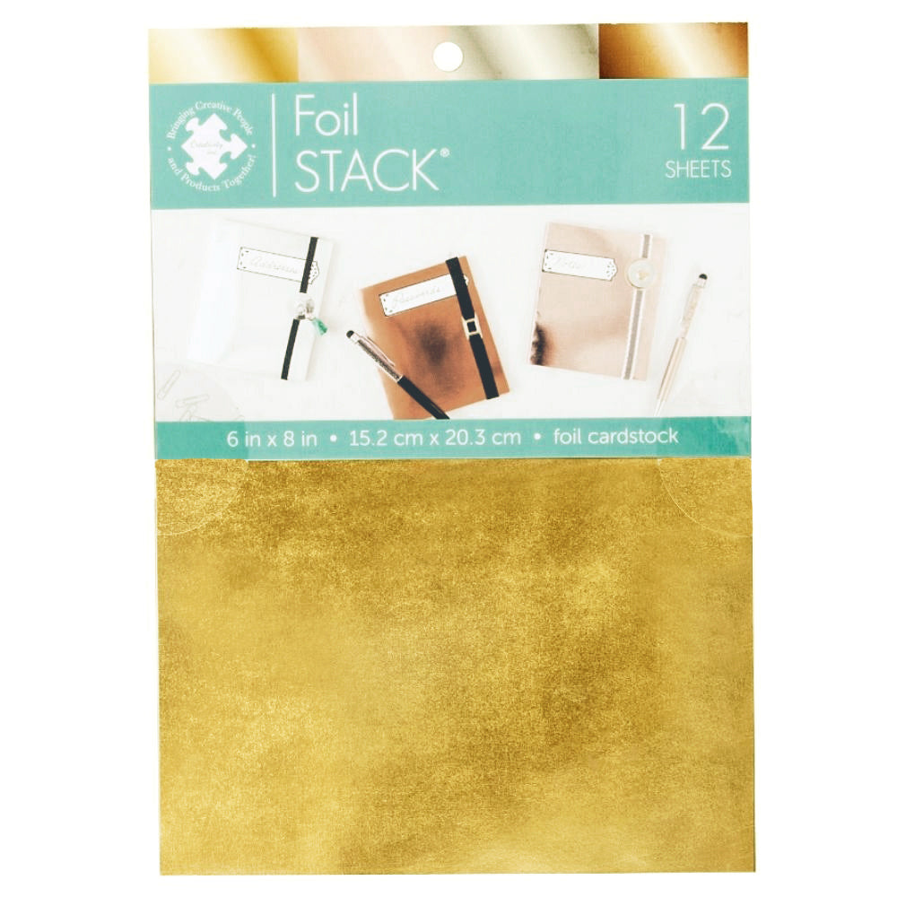 Foil Cardstock Pad 6 x 8 in / Block de Cartulina Metalizada