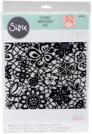 Plus Botanical Lace Embossing Folder / Folder de Grabado Botanico Plus Descontinuado Sizzix