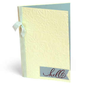 Plus Botanical Lace Embossing Folder / Folder de Grabado Botanico Plus Descontinuado Sizzix