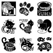 Sellos de Polímero Gato  / Cats Inchie Bundle Descontinuado Inkadinkado