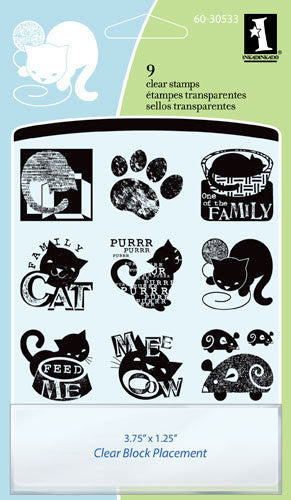 Sellos de Polímero Gato  / Cats Inchie Bundle Descontinuado Inkadinkado
