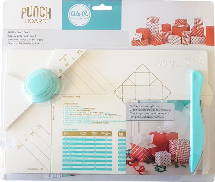 Gift Box Punch Board / Tabla para Crear Cajitas Cuadradas
