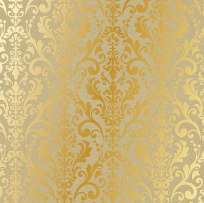 Block Premium Kraft Gold Foil Paper / Block de Cartulina con Diseños Color Dorados Descontinuado DCWV