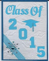 Embossing Graduation Hat Background / Folder de Grabado Graduacion
