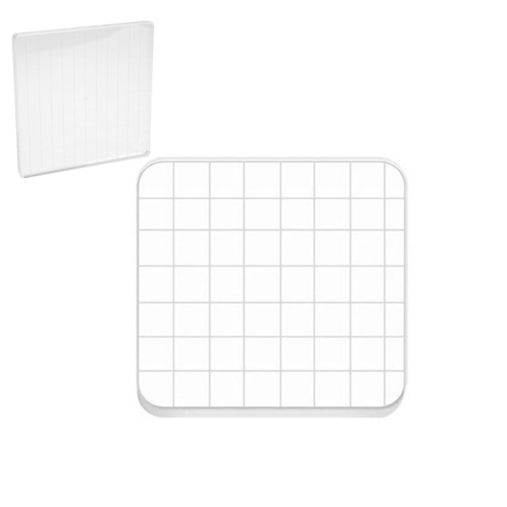 Bloque Acrílico para Sellos de 10 x 10 cm Herramientas Hobbees