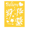 Believe Fairy Theme Stencil / Esténcil de Hadas
