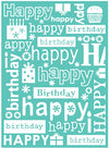Embossing Folder Happy Birthday / Folder de Grabado Cumpleaños